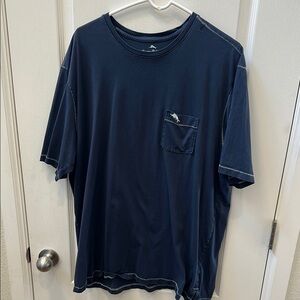 Tommy Bahama Navy Blue Short Sleeve Tee